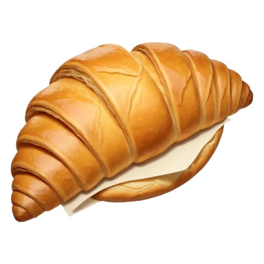 one photo with croissant like catalog cards from delivery  sticker