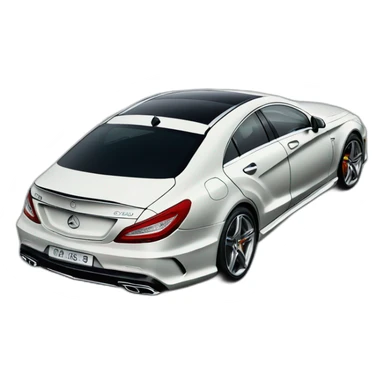 CLS 63 behind sticker