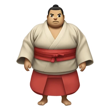 sumo in kimono sticker