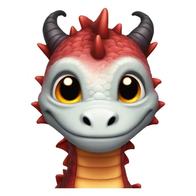 Dragon with love eyes  sticker