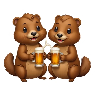 Beavers Drink Beer
 sticker