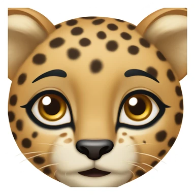 Cheetah cubs  sticker