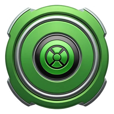 “Make a flat classic Ben 10 Omnitrix.” sticker