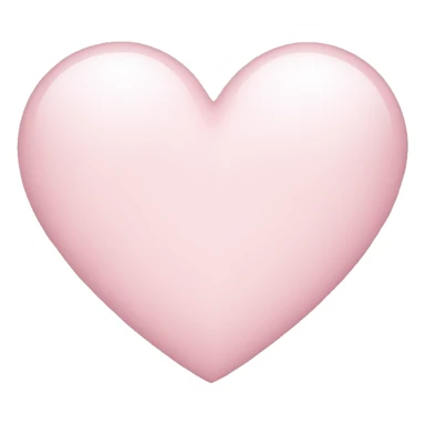 light pink heart sticker
