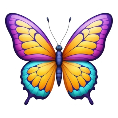 Butterfly's sticker