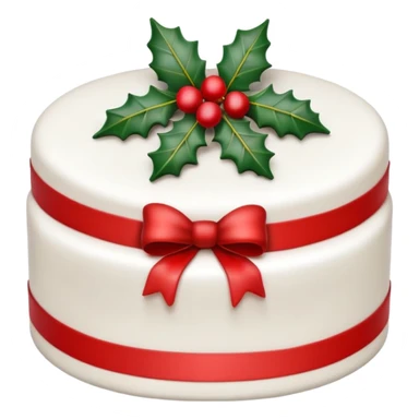 Christmas Cake sticker