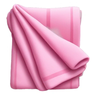 Pink folded blanket sticker