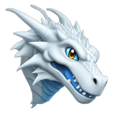 blue eyes white dragon full sticker