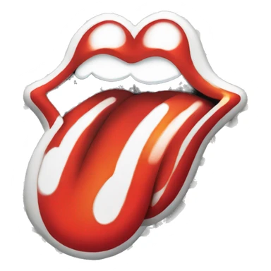 Rolling Stones logo sticker