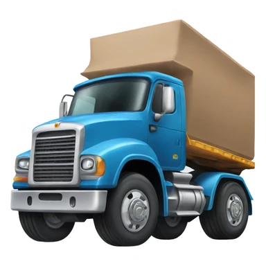 Truck with big wheels sticker