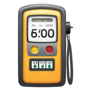 gasoline meter sticker