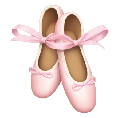 light pink christmas ballet shoes sticker