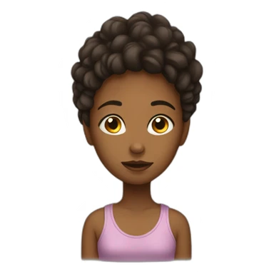 A girl who us tired sticker