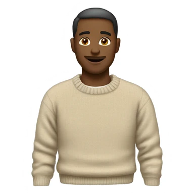 Beige sweater  sticker