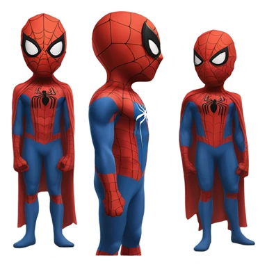 Spider-Man saying, “my real name is finch” sticker