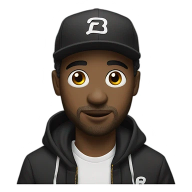 The french rapper Maes sticker