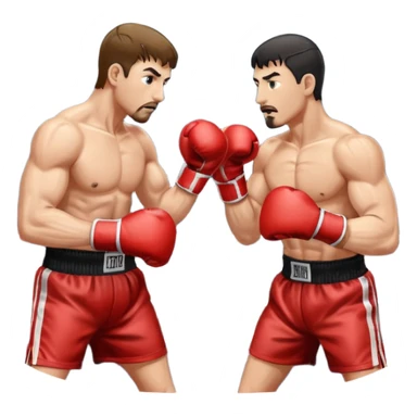 boxing fight sticker