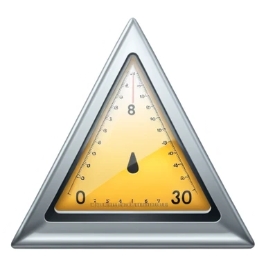  triangle measurement scale sticker
