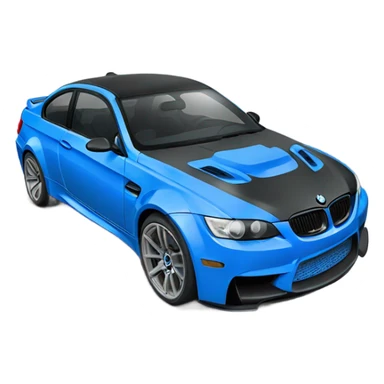 Bmw m3 blue sticker