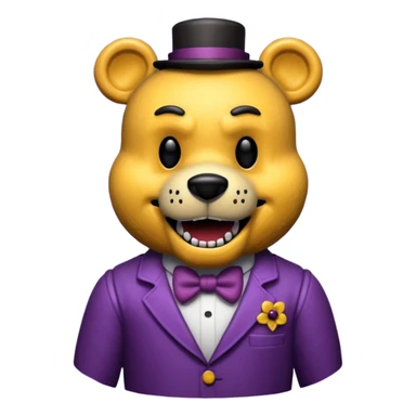 Nightmare Fredbear sticker