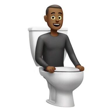 skibidi toilet man sticker
