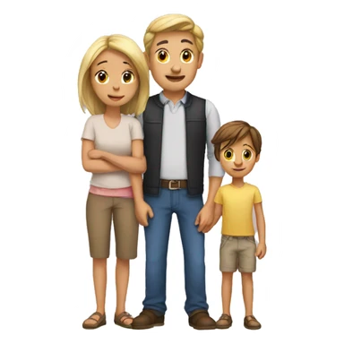 Familie sticker