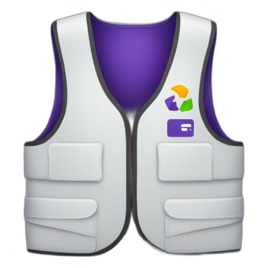 vest with fedex logo sticker