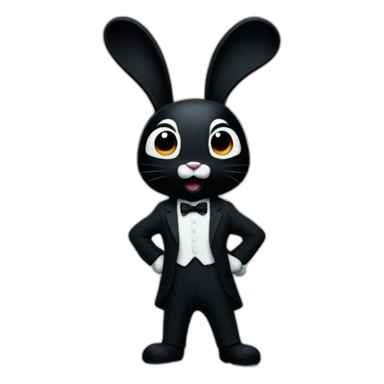Oswald the lucky rabbit sticker