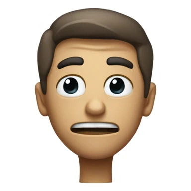 guy with gloves and and a mischievous scary face sticker