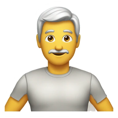 turuncu saçlı saçları orta boyutlu yanları tıraşlı saçları yukarı doğru bir adam çilleri var sakalı yok bıyığı yok  sticker