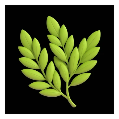 Лавровий лист accent background  sticker