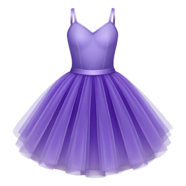 cinematic-realistic-purple-tutu,-layers-of-fine,-soft-tulle-forming-a-voluminous-and-airy-skirt,-delicate-folds-catching-the-light,-slightly-frayed-edges-adding-authenticity,-glowing-softly-with-a-warm-and-ethereal-elegance sticker
