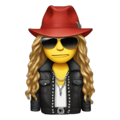 Axl rose sticker