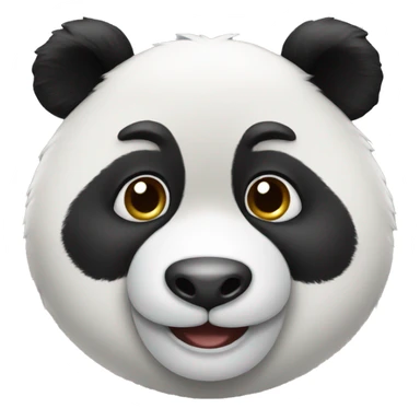 happy animal panda sticker