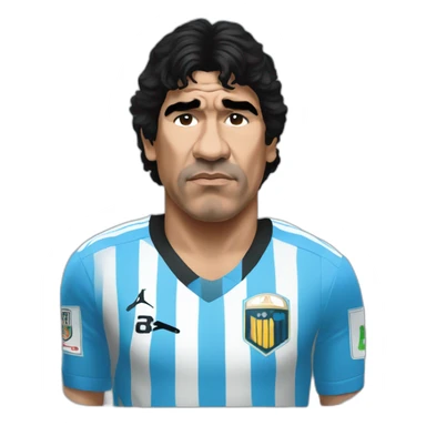 diego maradona sticker