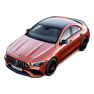Mercedes CLA45s fast sticker