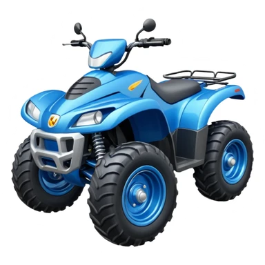 Blue Four wheeler ￼ sticker