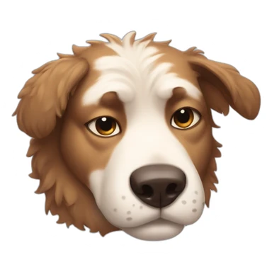 Sleepy Aussie dog sticker