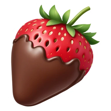 Chocolate covered strawberries sticker