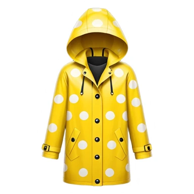 polka dot raincoat sticker