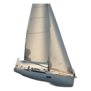 Sailing competitive boat sticker