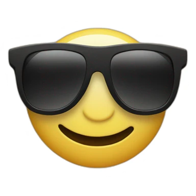 Youtube mit Sonnenbrille sticker