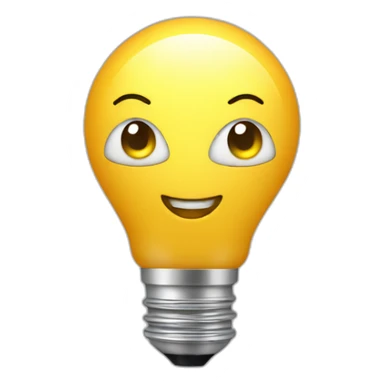 bulb with cape sticker