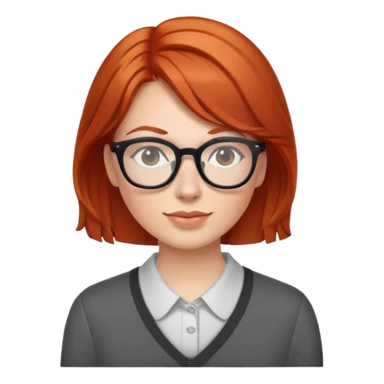Computer science red head sticker