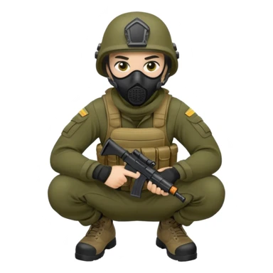 soldier-crouching-with-tactical-mask sticker