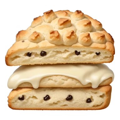 beige scone sticker