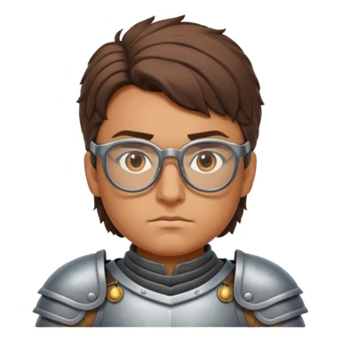 Glasses-Wearing Warrior sticker
