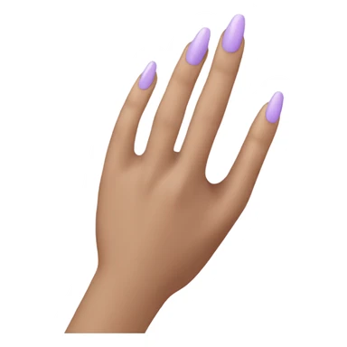 light purple nail color sticker