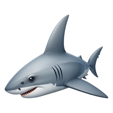 shark fin sticker