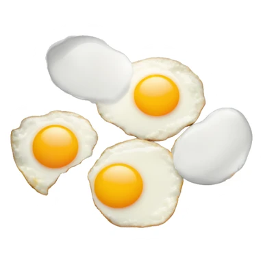 Frying pan with sunny side up egg sticker